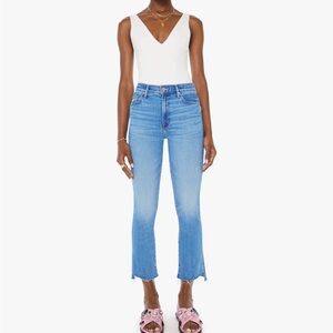 MotherJeans The Insider Crop Step Fray 26 like new